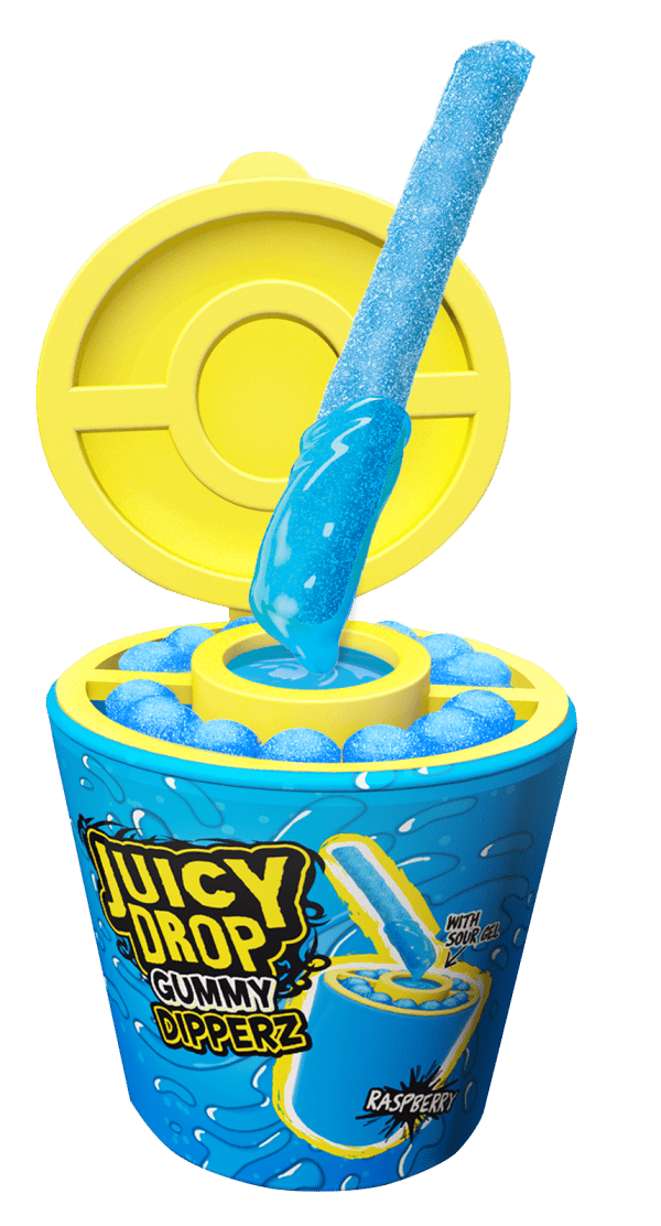 Juicy Drop Gummy Dipperz Żelkowe Patyczki Z Kwaśnym Żelem Do Maczania 96g