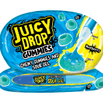 Juicy Drop Gummies Owocowe Żelki Z Kwaśnym Żelem W Pisaku Bazooka Candy 57g