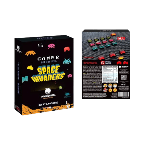 Space Invaders Gamer Gummies Żelki W Kształcie Kosmitów Gift Box 250g