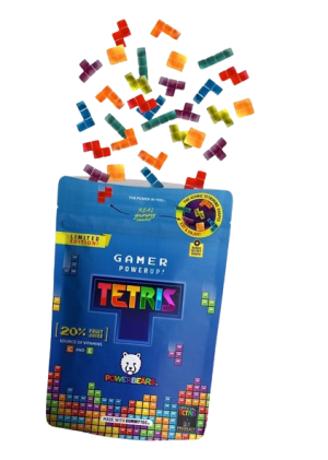 Tetris Gamer Gummies Żelki W Kształcie Klocków Tetramino Wzbogacone Witaminami 125g