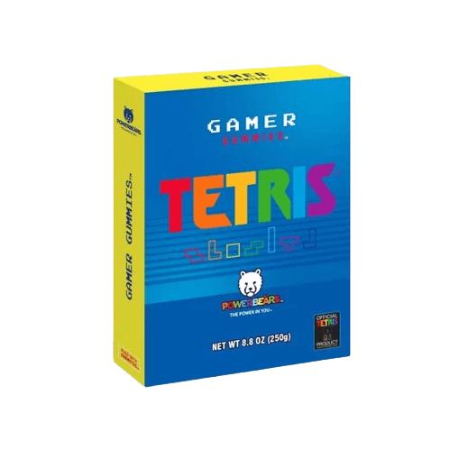 Tetris Gamer Gummies Żelki W Kształcie Klocków Tetramino Gift Box 250g