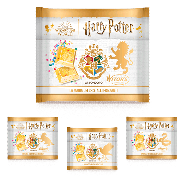 Harry Potter Włoska Biała Czekolada Ze Strzelającymi Drobinkami 50g