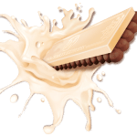 Harry Potter Bilet Do Hogwartu Kakaowy Batonik-Herbatnik Z Białą Czekoladą Multipack 6szt 126g