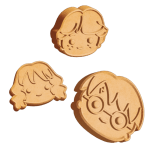 Harry Potter Kruche Karmelowe Ciastka w Kształcie Postaci 200g