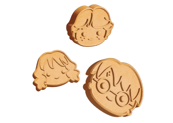 Harry Potter Kruche Karmelowe Ciastka w Kształcie Postaci 200g