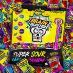 Brain Blasterz Super Sour Candy Mix Kwaśnych Cukierków 8 Smaków 100g