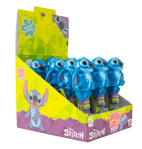 Pop Ups Lollipop Disney Stitch Wysuwany Lizak-Zabawka