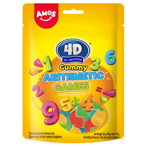 Amos Żelki Literki 4D Gummy Letters 85g