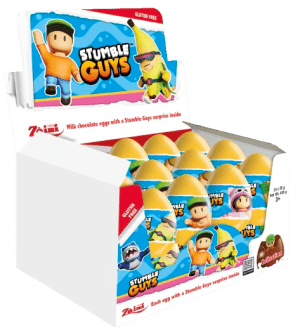 Czekoladowe jajko niespodzianka 20g Stumble Guys karton 24 sztuki