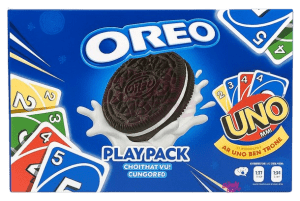 Ciastka Oreo PLAYPACK UNO Mini Zestaw Prezentowy Oreo z zestawem mini kart UNO 257,6g