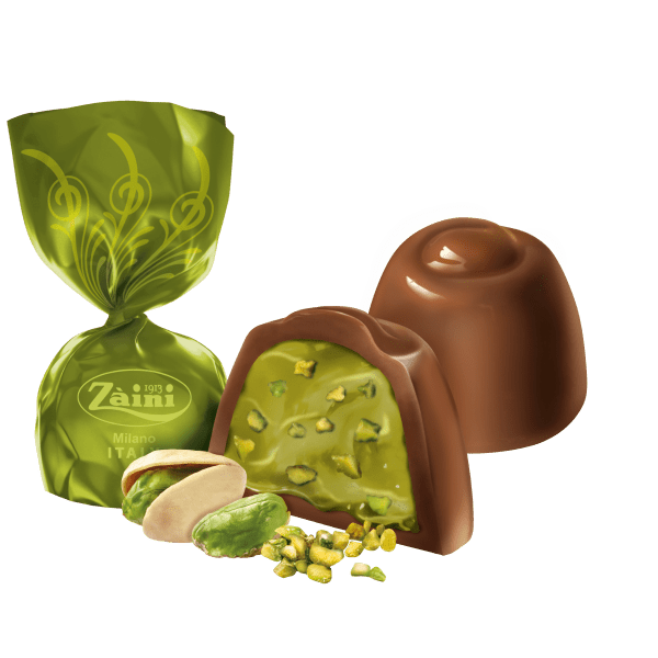 Pistacchio Latte Włoskie Praliny Z Pistacjami 139g