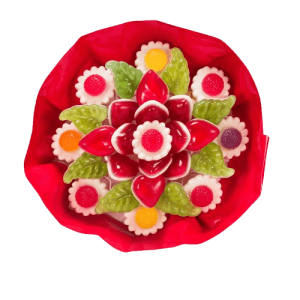 Słodki Bukiet Z Żelkami 160g na Dzień Kobiet