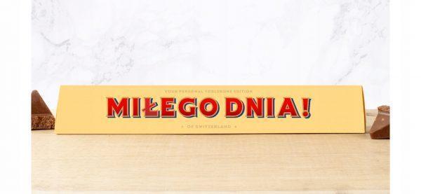 Czekolada Toblerone "Miłego dnia!" 100g