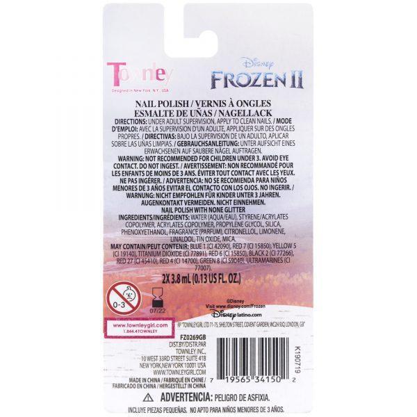 Kraina lodu Frozen lakiery do paznokci 2pak
