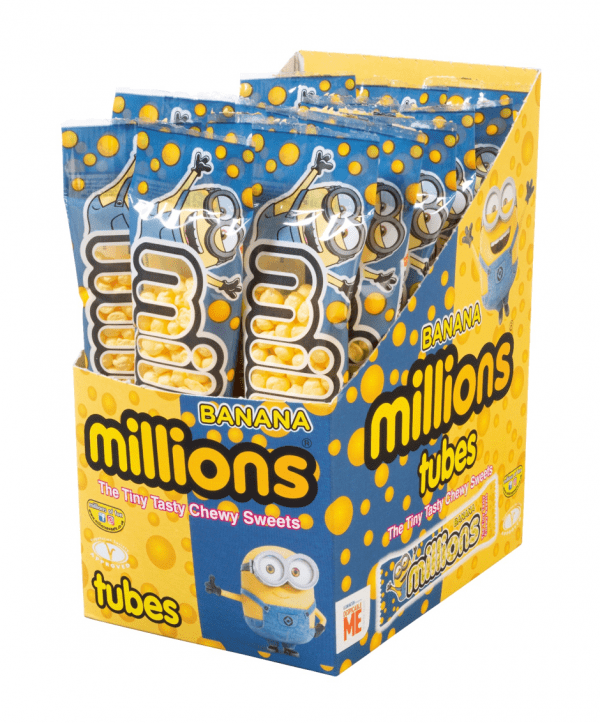 Oryginalne cukierki Millions Minionki bananowe 40g