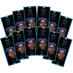 Czekolada gorzka 70% Women of Cocoa 75g karton 12 sztuk