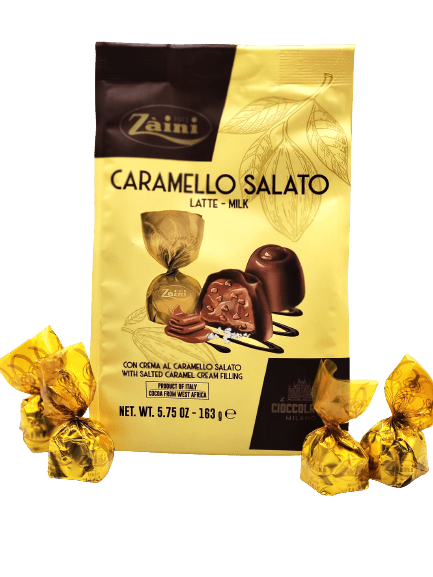 Caramello Salato Włoskie Praliny Słony Karmel 163g