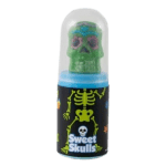 Lizak 3D Sweet Skull Lolly z cukrowym proszkiem na Halloween Karton 12 Sztuk