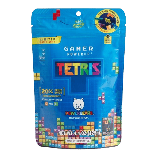 Tetris Gamer Gummies Żelki W Kształcie Klocków Tetramino Wzbogacone Witaminami 125g