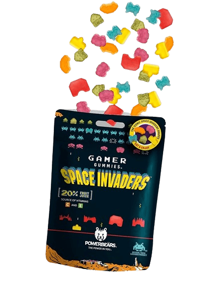 Space Invaders Gamer Gummies Żelki W Kształcie Kosmitów Wzbogacone Witaminami 125g