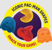 PAC-MAN Gamer Gummies Żelki W Kształcie Postaci z Gry Sugar Reduced 50g