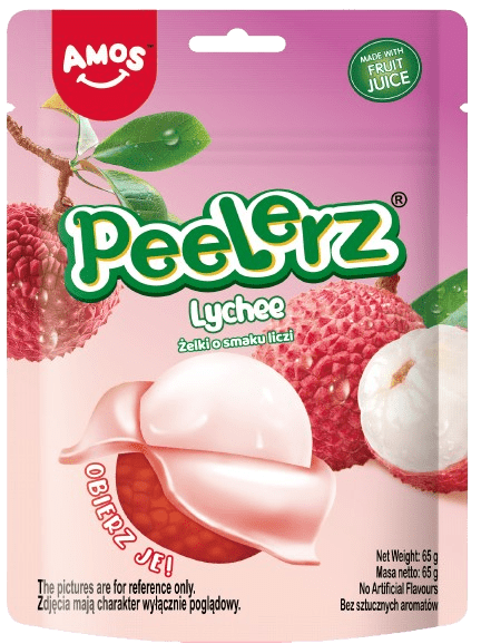 Amos Peelerz Lemon Obieralne Żelki w Kształcie Cytryny 65g