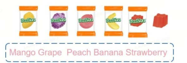 Amos Peelerz Holiday Mix Kalendarz Adwentowy z Obieralnymi Żelkami 140g
