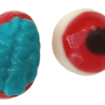 Sweet Skulls Świecąca Tuba Z Owocowymi Mini-Cukierkami Na Halloween 10g