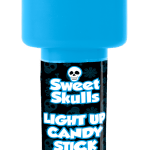 Sweet Skulls Świecąca Tuba Z Owocowymi Mini-Cukierkami Na Halloween 10g