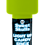 Sweet Skulls Świecąca Tuba Z Owocowymi Mini-Cukierkami Na Halloween 10g