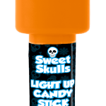 Sweet Skulls Świecąca Tuba Z Owocowymi Mini-Cukierkami Na Halloween 10g