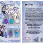 Kraina lodu Frozen zestaw lakierów i ozdób do paznokci z pilniczkiem