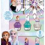 Kraina lodu Frozen zestaw lakierów i ozdób do paznokci z pilniczkiem