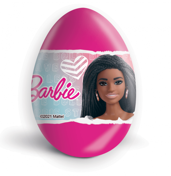 Czekoladowe jajko niespodzianka 20g Barbie karton 24 sztuki