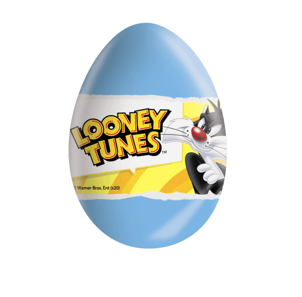 Czekoladowe jajko niespodzianka 20g Looney Tunes karton 24 sztuki