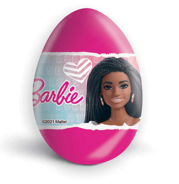 Czekoladowe jajko niespodzianka 3pak 60g Barbie