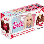Czekoladowe jajko niespodzianka 3pak 60g Barbie