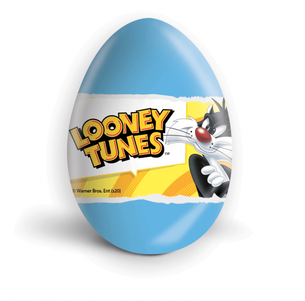 Czekoladowe jajko niespodzianka 3pak 60g Looney Tunes