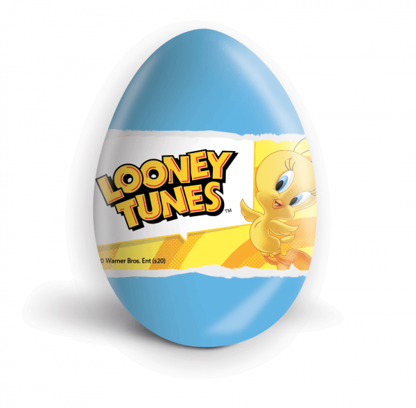 Czekoladowe jajko niespodzianka 3pak 60g Looney Tunes