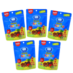 Amos żelki klocki 4D do budowania Gummy blocks 5 sztuk x 100g