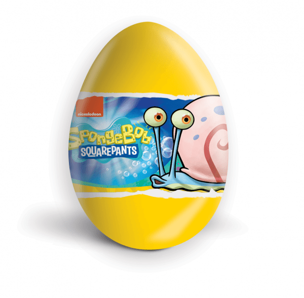 Czekoladowe jajko niespodzianka 3pak 60g SpongeBob