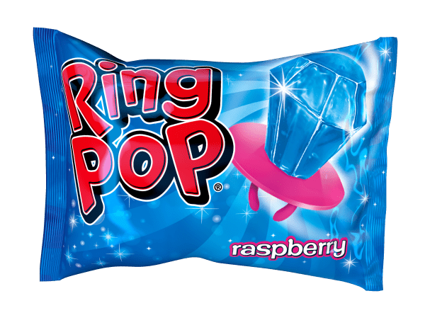 Ring Pop oryginalne lizaki miks owocowych smaków karton 24 sztuki x 10g