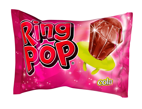 Ring Pop oryginalne lizaki miks owocowych smaków karton 24 sztuki x 10g