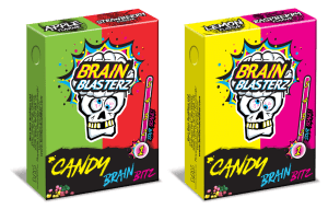 Brain Blasterz Brain Bitz kwaśne mini cukierki 45g Brain Blasterz Brain Bitz kwaśne mini cukierki 45g