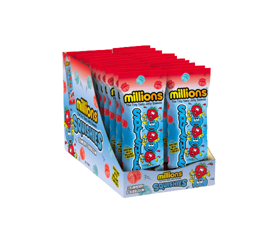 Oryginalne żelki Millions Squishies karton 24 sztuki x 150g