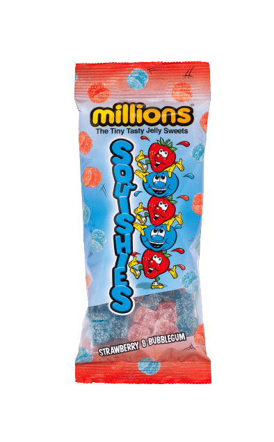 Oryginalne żelki Millions Squishies karton 24 sztuki x 150g