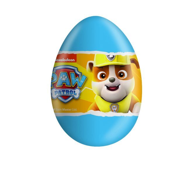Czekoladowe jajko niespodzianka 20g Psi Patrol Paw Patrol karton 24 sztuki