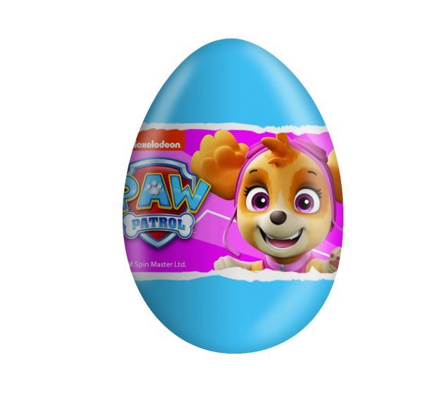 Czekoladowe jajko niespodzianka 20g Psi Patrol Paw Patrol karton 24 sztuki