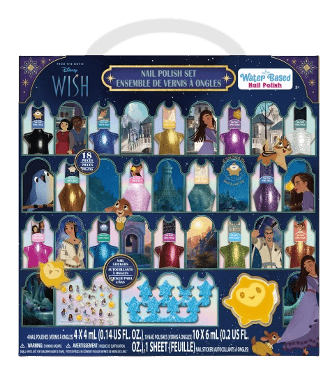 Disney Wish Życzenie Mega Zestaw Lakierów Do Malowania Paznokci
