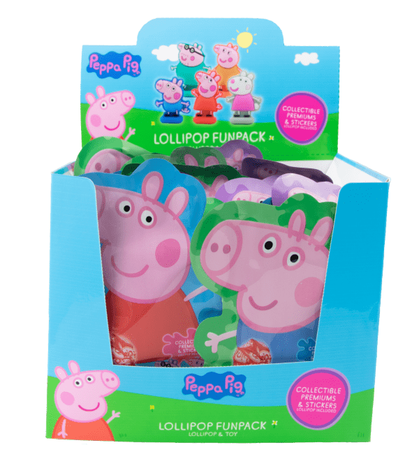 Fun Pack Peppa Pig Lizak Z Niespodzianką Świnka Peppa Mix 24 Sztuki Karton